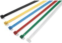 HellermannTyton LR55R-PA66-RD Lösbarer Kabelbinder, 196.0x4.8mm, ⌀2.0-50.0mm, 245N, rot, 25ST (115-00003)