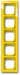 Busch-Jaeger 1725-285 Abdeckrahmen, Axcent, 5-fach Rahmen, gelb (2CKA001754A4349)