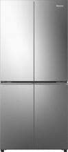 Hisense RQ5P470SAID Stand Side-by-Side Cross Door, 79,4 cm breit, 787 L, Total No Frost, Eco-Modus, Multi Air Flow, WLAN, LED Innenbeleuchtung, Edelstahloptik