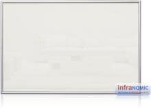 infraNOMIC Frame-Line Paneel weiß, Alu-Rahmen 10 mm, 210W, 600x400 mm (GHE-Pw-M10-64)