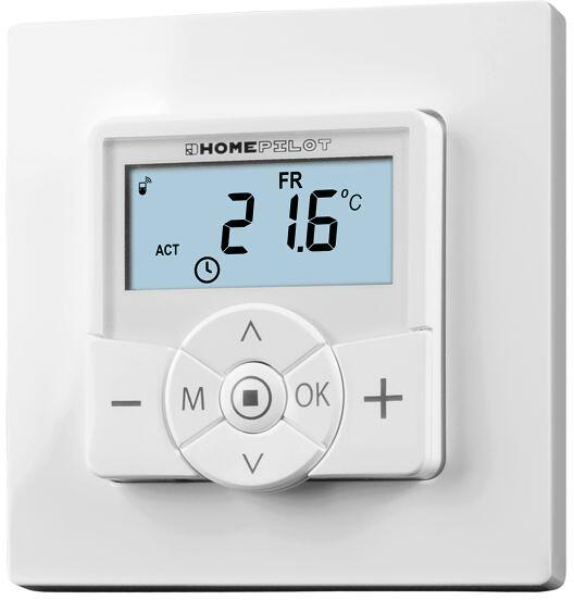 HomePilot Thermostat premium smart, Einzelraumregelung, Smarte Automatisierungen, Energie sparen, Per App bedienbar, weiß (13501001)