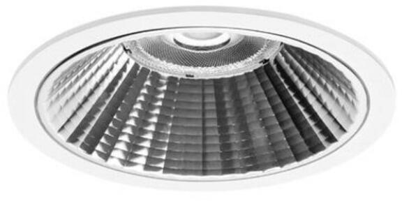 Brumberg Apollo Midi LED-Einbaudownlight, 230 V AC, 50 Hz, 4.000 K, 14,5 W, 55°, CRI > 90, rund, struktur, weiß (41613174)