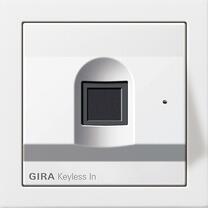 Gira 2617112 Gira Keyless In Fingerprint-Leseeinheit, System Flächenschalter, reinweiß glänzend
