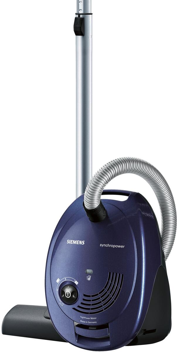 Siemens VS06A111 Bodenstaubsauger, 600W, PowerProtect Staubbeutel, Hygiene-Filter, moonlight blue