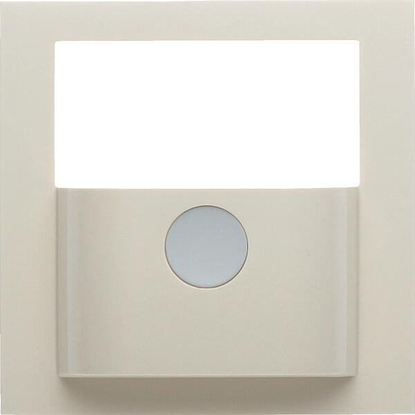 Berker 80960452 Abdeckung für KNX Bewegungsmeldermodul, S.1/B.3/B.7, weiß glänzend