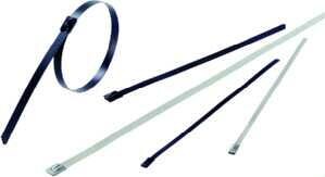 Thomas & Betts YLS-4.6-100B Edelstahlkabelbinder, 4,6x100 mm, 440N, 100 Stck.