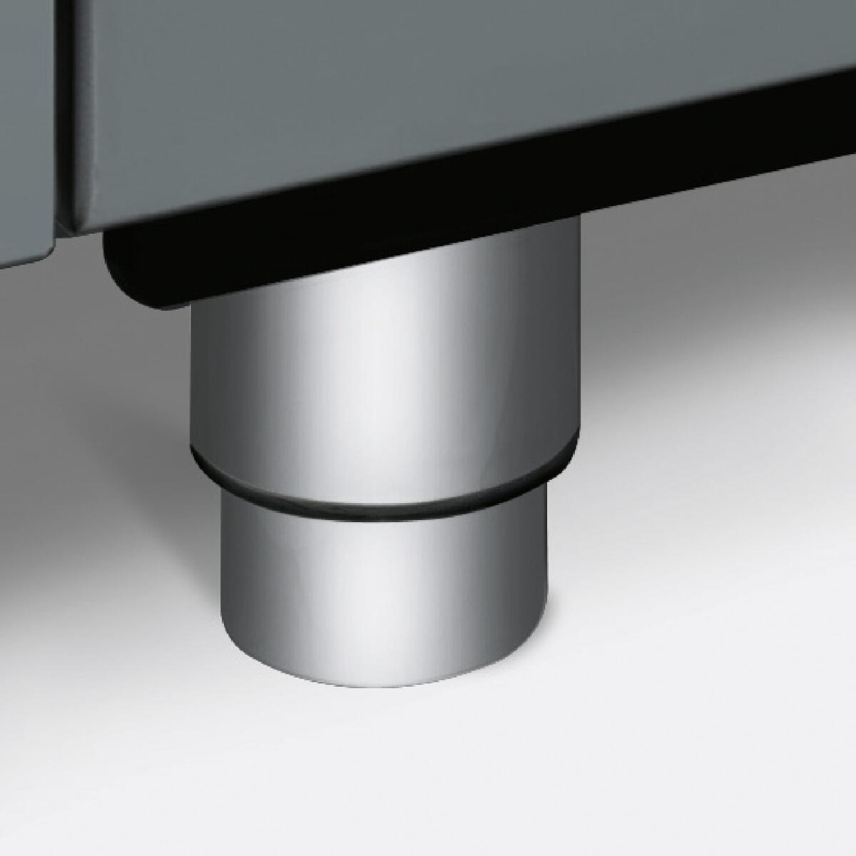 Smeg KITH95 Kit Stellfüße (950 mm), Edelstahl, edelstahl