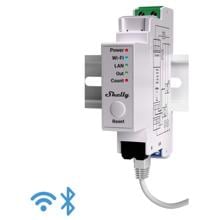 Shelly Pro EM-50 Energiezähler, WLAN, Bluetooth, LAN, 2x 50A, inkl. 2 Klemmen, Messfunktion (Shelly_ProEM_50A)