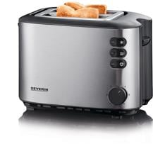 Severin AT 2514 Automatik-Toaster, 2 Scheiben, 850W, edelstahl-schwarz