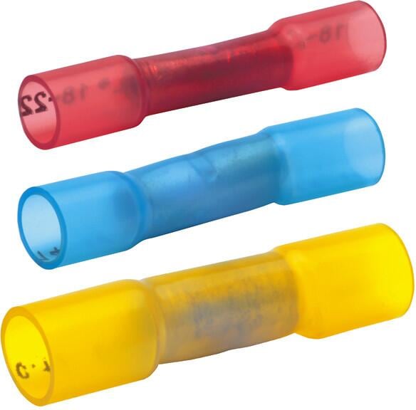 Klauke 700WS Stossverbinder mit Warmschrumpfisolierung, 4-6 mm², gelb, 100 Stck.