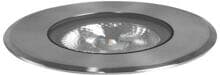Brumberg HYBRIDE FLAT LED-Decken- und Bodeneinbauleuchte, V4A, IP67, 3000K, schaltbar, Edelstahl