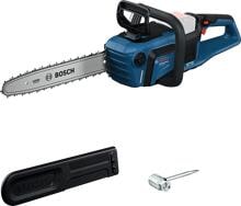 Bosch PRO GKE 18V-40 Kettensäge, bürstenloser Motor, 40cm Schwert, OptiCut, automatische Drehzahlanpassung, blau (06008D3000)