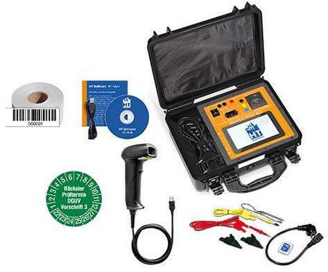 HT Instruments HT MultiTest HT700+ RCD Set DGUV V3 Gerätetester mit PRCD"s im Set, gelb (2010110)