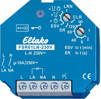 Eltako FSR61LN-230V Funkaktor Stromstoß-Schaltrelais (30200331)