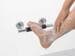 hansgrohe Unica Fußstütze Comfort, Metall, Chrom, (26329000)