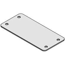 Icotek BPM 16 Blindplatte, Stahl, für Schraubmontage, lxbxh 118x56x2mm (42025)