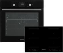respekta ASET7008800I EEK: A Backofenset mit Induktionskochfeld (AB 700-33+KM 8800IF-28), 59,5 cm breit, 80 L, Kindersicherung
