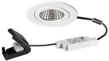 Brumberg ITANSA BBxx LED-Einbaudownlightset inkl. Konverter, Phasenabschnitt dimmbar, mit Anschlussbox, V4A, IP54, max. 6W, starr, Edelstahl