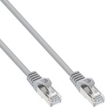 90er B-Pack InLine Patchkabel, F/UTP, Cat.5e, grau, 0,5m (B-72550L)