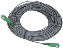 Televes OSM10SCAPC Fiberglaskabel geschirmt, 10m, mit 2xStecker SC/APC, grau (236133)