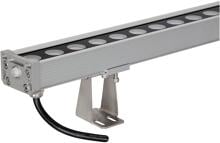 EVN LED Wallpainter, IP65, 36W, 4000K, 2750lm, 24V/DC, Ein- und Ausgang je 24cm Leitung mit Stecksystem, silber (P65243640)