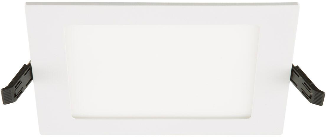 EVN FLAT IN LED Einbaupanel, quadratisch, IP54, 12W, 3000K, 4000K, 996lm, 1128lm, 220-240V, DALI, weiß (LDQ170125)