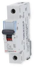 Legrand 403434 Leitungsschutzschalter, TX3, C-Charakteristik, 16A, 1-Polig, 6kA, 230V