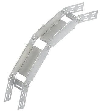 Niedax RGS60.200 Bogen, verstellbar, vertikal, 60x200 mm, bandverz.