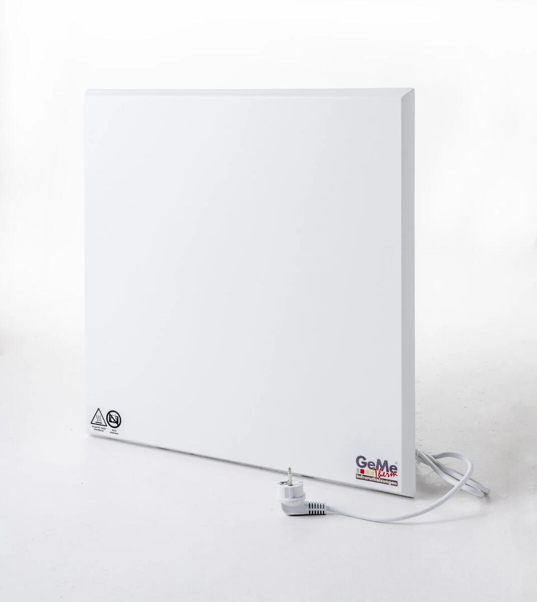 GeMeTherm Infrarotheizung, 300W, 600x400x25mm, Metall, weiß (IHP-M-0300)