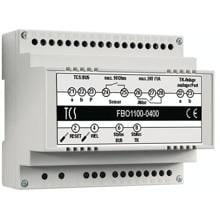 TCS BUS-Interface für TK-Anlagen, bis zu 64 Rufziele, Hutschiene, 6TE (FBO1110-0400)