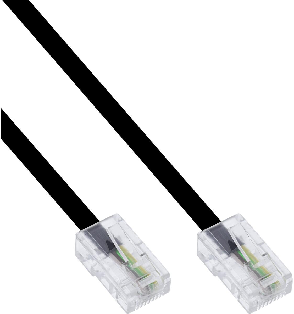 InLine ISDN Anschlusskabel, RJ45 Stecker / Stecker (8P4C), 3m (68813)