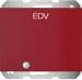 Berker 41517115 Steckdose Schuko mit Klappdeckel, erhöhtem Berührungsschutz und LED, K.x, rot glänzend