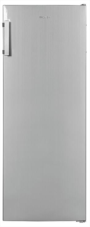 Exquisit GS231-NF-H-040C Stand Gefrierschrank, 54 cm breit, 161 L, NoFrost, Schnellgefrieren, Umluftventilator, inoxlook