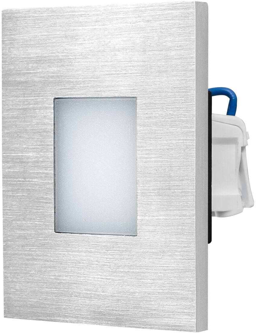 EVN LED Wandeinbauleuchte - Edelstahl IP44 - 220-240V - 1,8W - 3000K - 55lm (LQ41802)