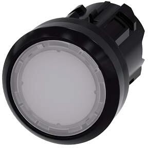Siemens 3SU1001-0AB70-0AA0 Leuchtdrucktaster, 22 mm, schwarz