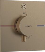 hansgrohe ShowerSelect Comfort E Thermostat Unterputz für 1 Funktion, Metall, 20,3 l/min, Brushed Bronze, (15571140)