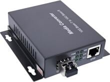 InLine Netzwerk Media Konverter 10Gb/s TP zu SFP+ LWL (für LC Duplex), MM, 300m (66659E)