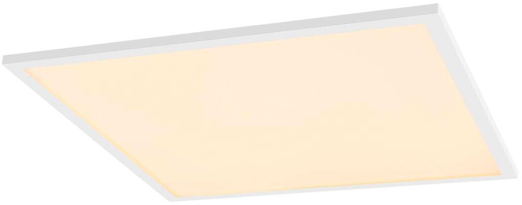 SLV PANEL V 600 Deckeneinbauleuchte, L60xB60cm, quadratisch, UGR≤19, 3000/4000K, 34W, IP40/54, weiß (1007498)