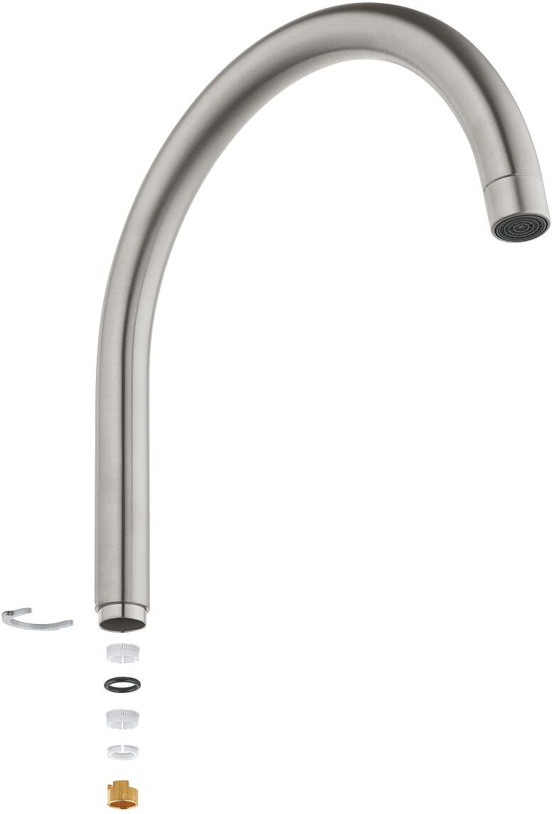 GROHE Auslauf für Spültischbatterien, supersteel (13372DC0)