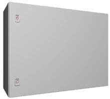 Rittal AX 1055.000 Kompakt-Schaltschrank, BHT: 800x600x300 mm, Stahlblech, mit Montageplatte, eintürig, zwei Vorreiberverschlüsse