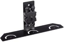Hanwha Vision SECL-BRCKT-WALL-3 Dreifach-Wandleuchtenhalterung, schwarz