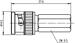 Telegärtner BNC-Kabelstecker, Twist on Montage, G2, RG59B/U RG62A/U (100023451)