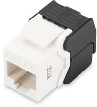 Assmann DN-93606 DIGITUS CAT 6A Keystone Modul, ungeschirmt, weiß (DN-93606)