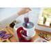 Bosch MUM5X720 Küchenmaschine mit Waage, 1000 W, 3D Rührsystem & Multifunktionsarm, 3,9 l, rot/silber