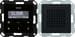 Gira 2280005 Unterputz-Radio RDS mit einem Lautsprecher Bedienaufsatz in Schwarzglasoptik, System 55, schwarz matt