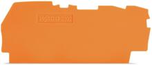 Wago 2102-1392 Abschluss- und Zwischenplatte 0,8 mm dick, orange