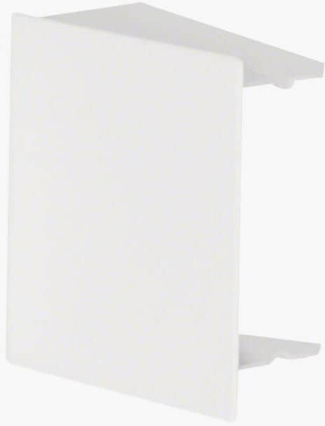 Hager LFS6006069016 Endstück aus Stahlblech zu Leitungsführungskanal LFS 60x60mm verkehrsweiß
