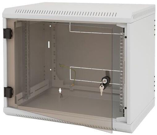 Triton DeltaB5S 19Z Wandschrank 6HE, BxHxT: 60x37x49,5cm, Stahltiefziehblech, grau