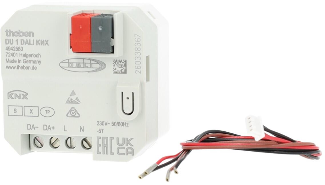 Theben DU 1 DALI KNX DALI-Aktor 2-fach, Unterputz, Binäreingang 4942580 ...