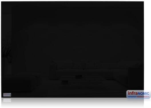 infraNOMIC Slim-Line Paneel rahmenlos, schwarz, 500W, 900x600 mm (GHE-Ps-SL-96)